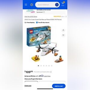 Lego rescue plane